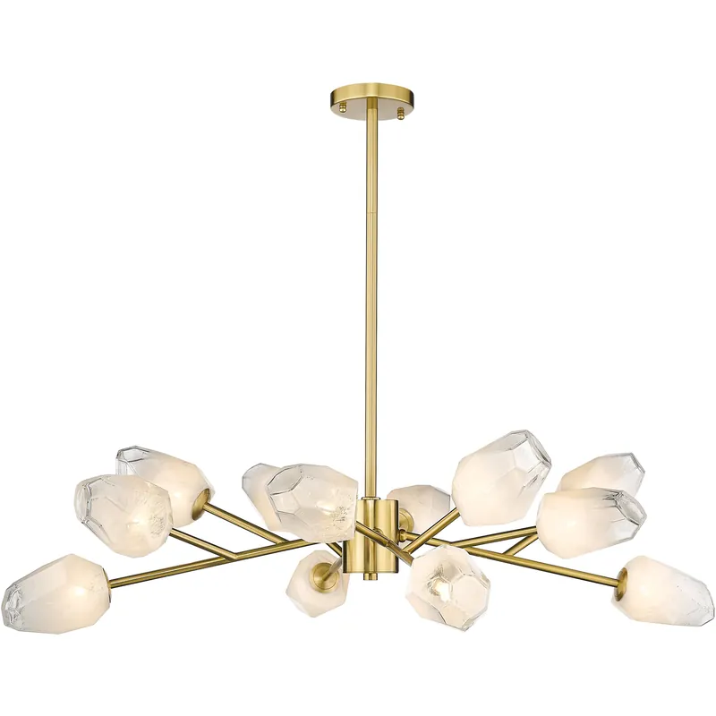 Best Seller Canada 12 Light 39 inch Gold Chandelier Ceiling Light