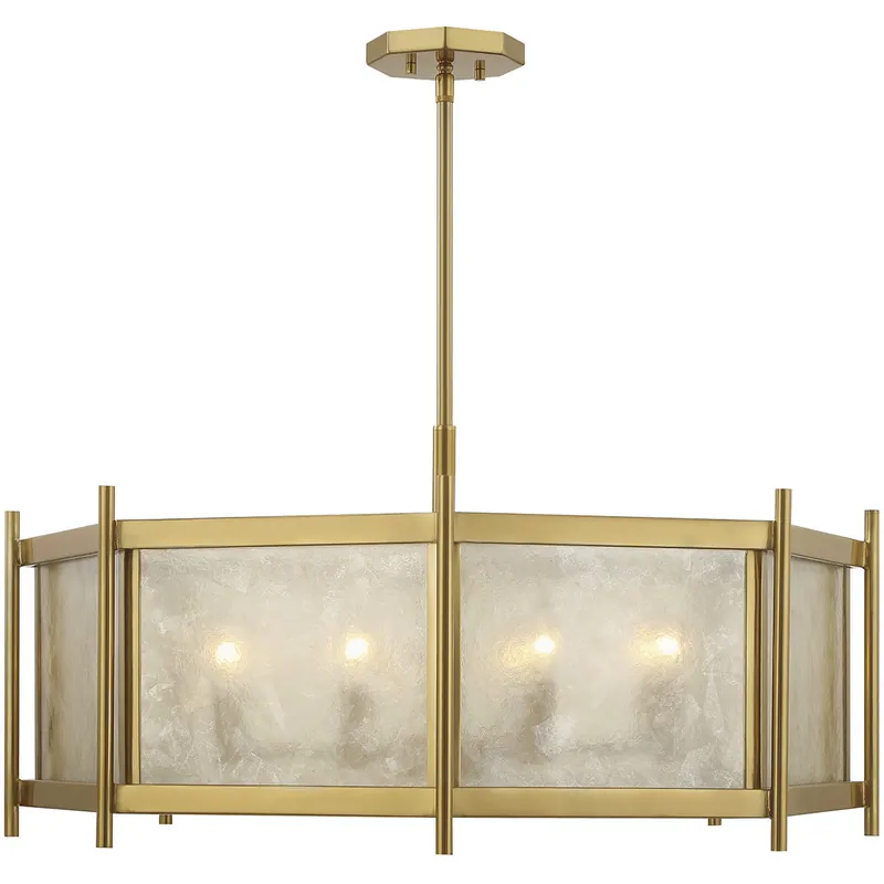 Jacobs 8 Light 32 inch Warm Brass Chandelier Ceiling Light Editor’s Pick