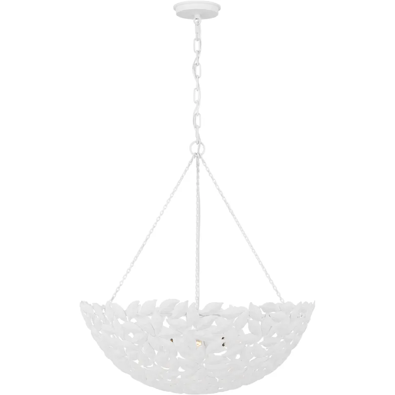 AH by Alexa Hampton Kelan 6 Light 23.75 inch Textured White Pendant Ceiling Light Place Order
