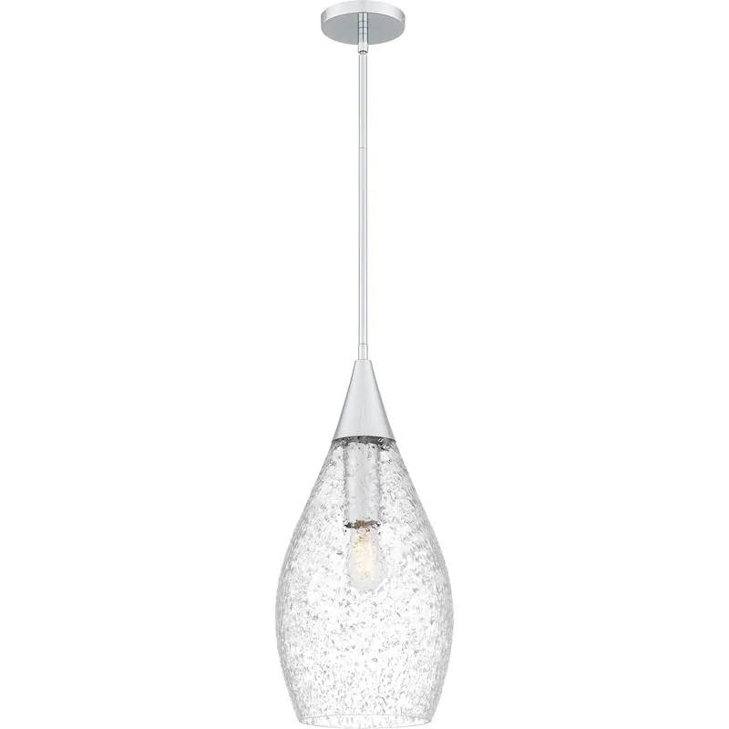 Factory Price Spruce 1 Light 10 inch Polished Chrome Pendant Ceiling Light
