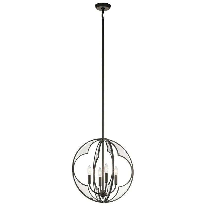 Clearance Montavello 4 Light 19 inch Olde Bronze Chandelier 1 Tier Small Ceiling Light, Small