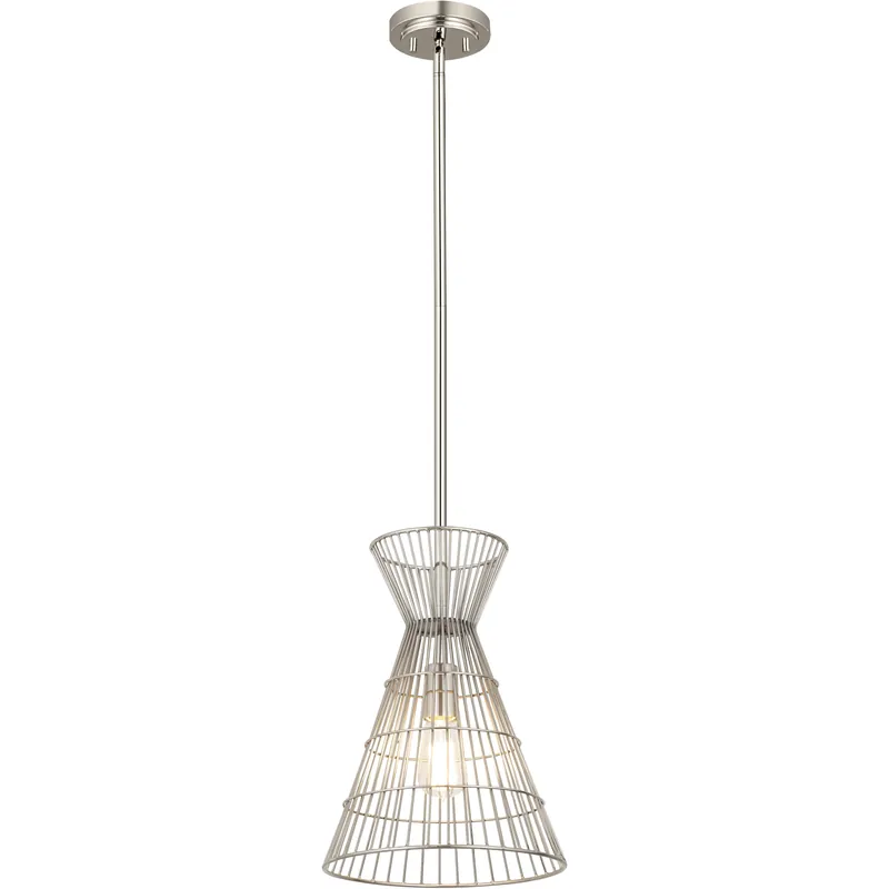 Alito 1 Light 11 inch Polished Nickel Pendant Ceiling Light Genuine