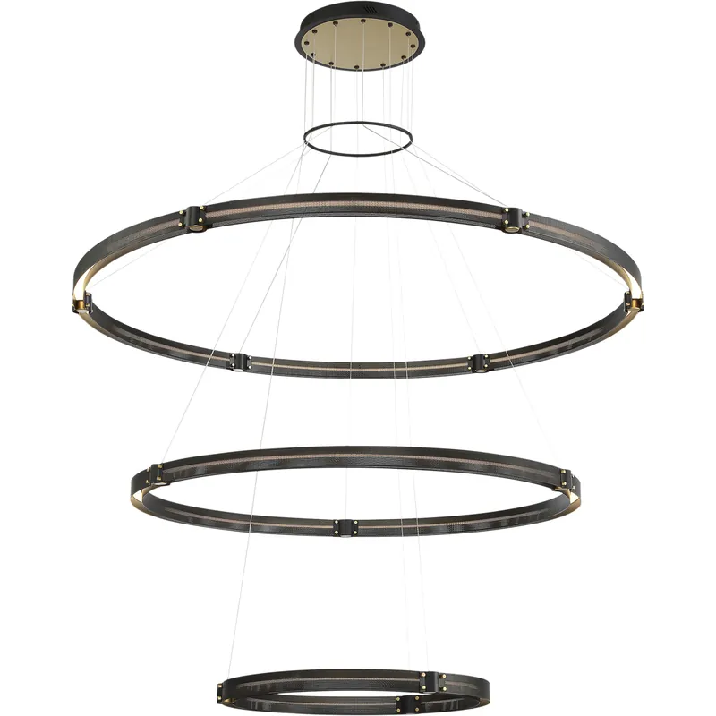 Buy Direct Admiral LED 61.75 inch Gold and Black Chandelier Ceiling Light