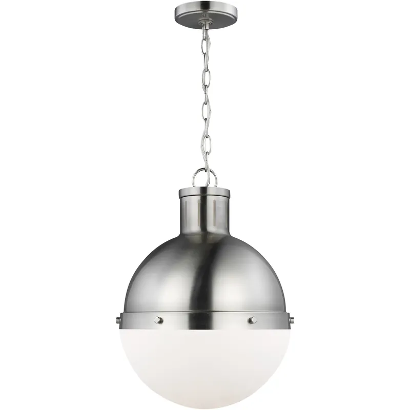 TOB by Thomas O'Brien Hanks Pendant Ceiling Light in Brushed Nickel Fan Favorite