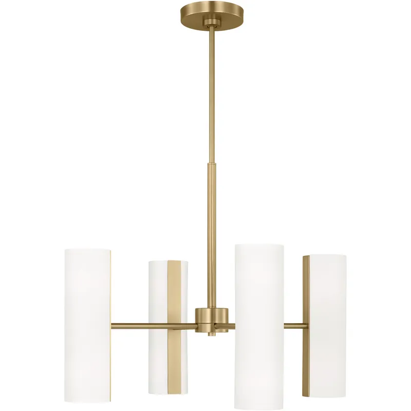 Time-Limited Drew & Jonathan Capalino 8 Light 24 inch Satin Brass Chandelier Ceiling Light