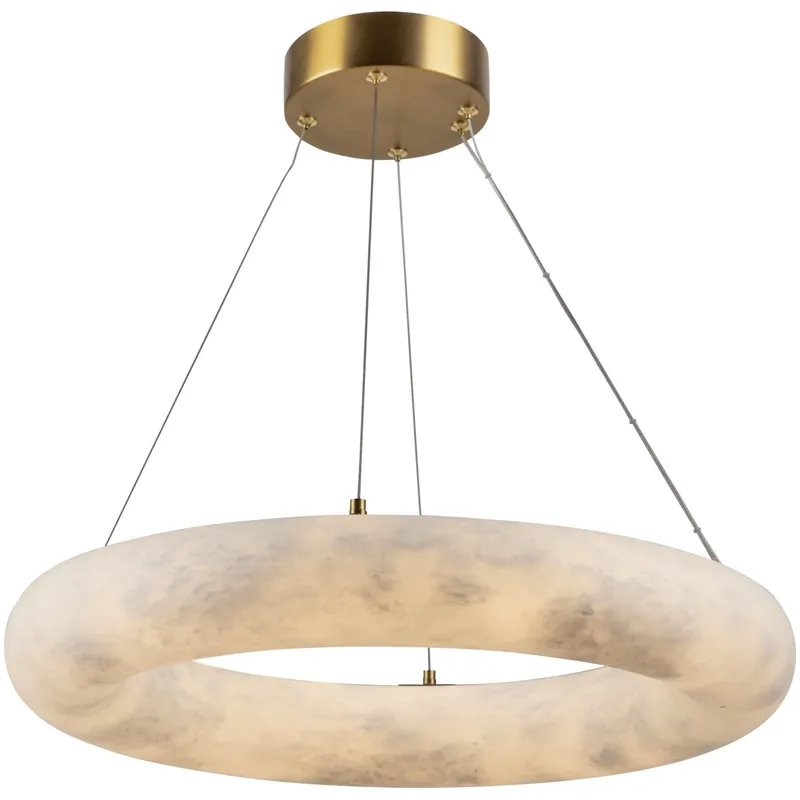 Best Price Camila LED 19 inch Brushed Brass Chandelier Ceiling Light
