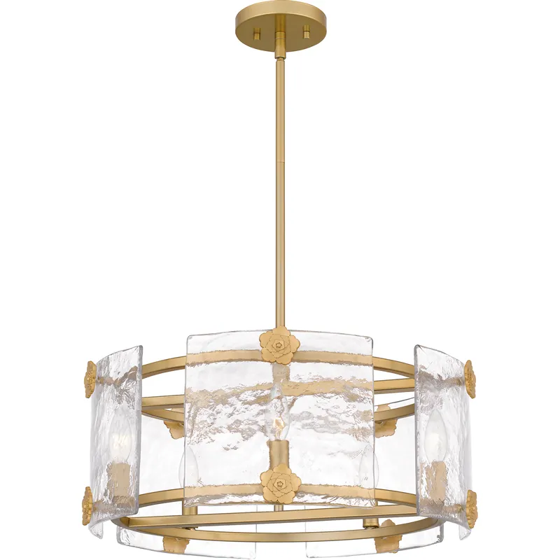 Jolie 6 Light 21 inch Light Gold Pendant Ceiling Light Hassle-Free Returns