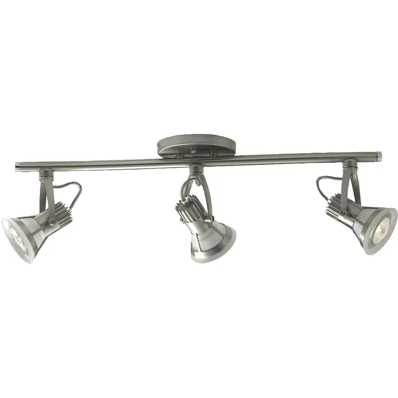 Money Back Guarantee Vortex Satin Nickel Track Ceiling Light