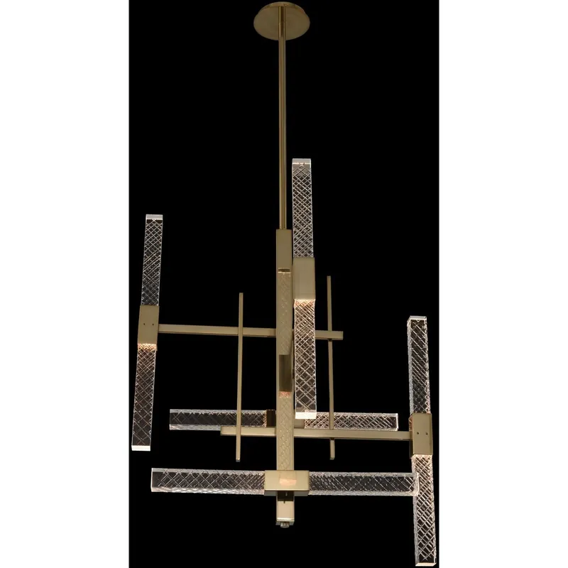 Apollo LED 26 inch Brushed Champagne Gold Chandelier Ceiling Light Special Offer