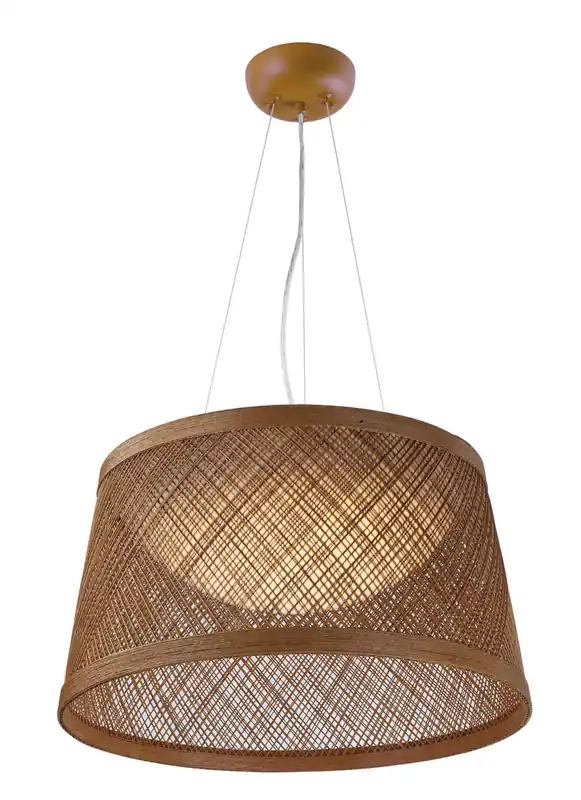 Limited Offer Bahama LED 24 inch Natural Single Pendant Ceiling Light