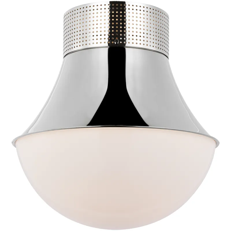 Kelly Wearstler Precision LED 17 inch Polished Nickel Flush Mount Ceiling Light Limited Time