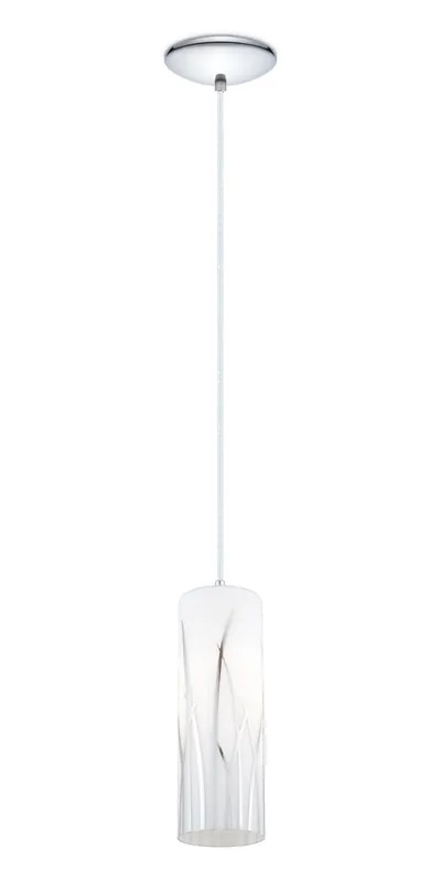 Rivato 1 Light 4.96 inch White and Chrome Pendant Ceiling Light Sale