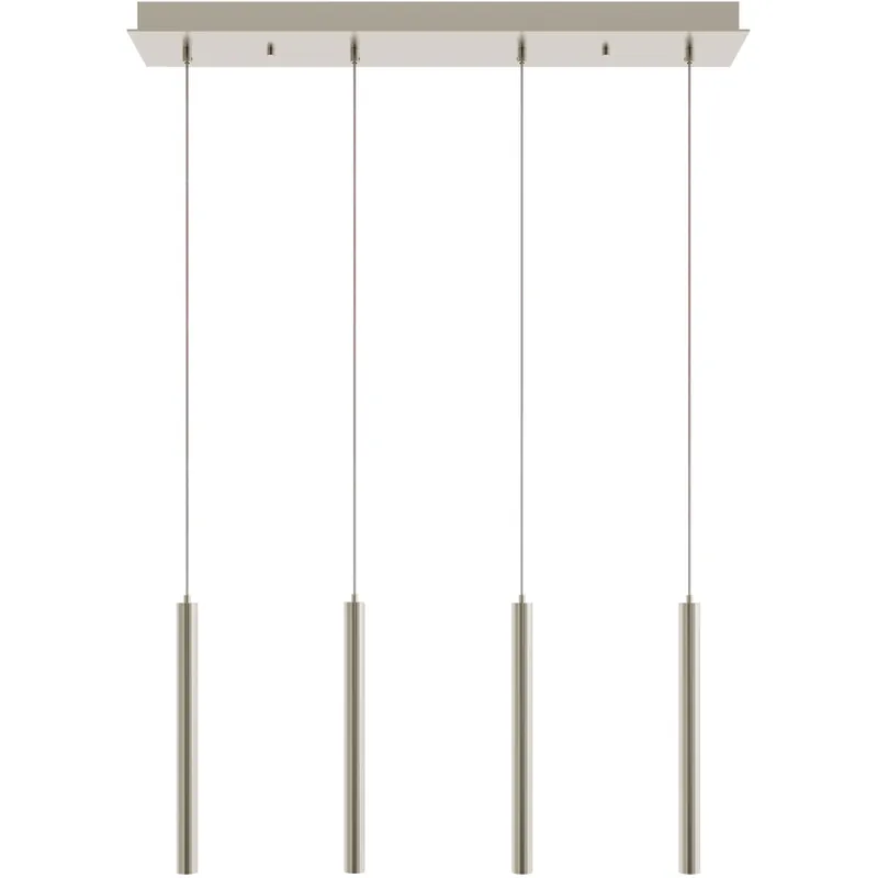 Eli 4 Light 5 inch Satin Nickel Pendant Ceiling Light Warranty Included