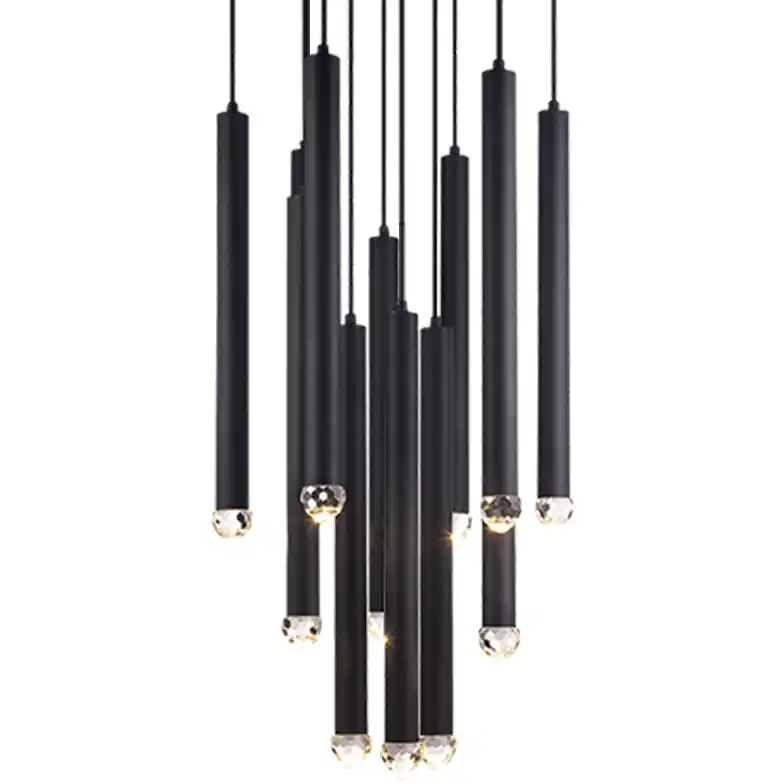 Reign LED 24 inch Matte Black Pendant Ceiling Light Latest