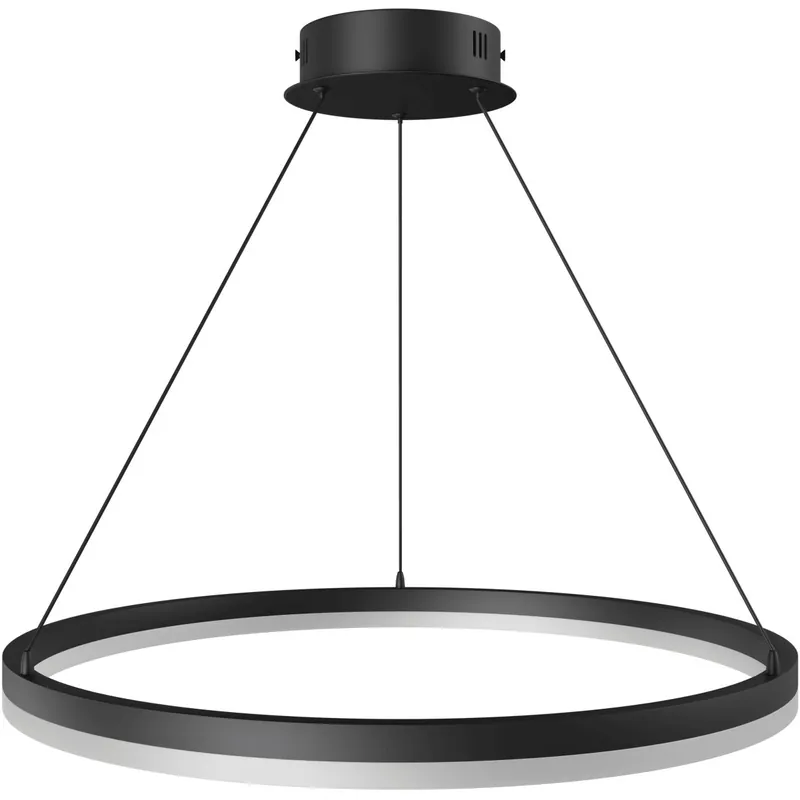 Circa LED 24 inch Black Pendant Ceiling Light Budget