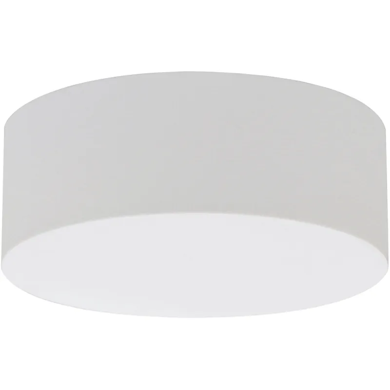 Bargain Anton 1 Light 19 inch Linen White Flush Mount Ceiling Light