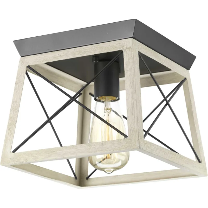 Instant Buy Briarwood 1 Light 9.5 inch Graphite Flush Mount Ceiling Light