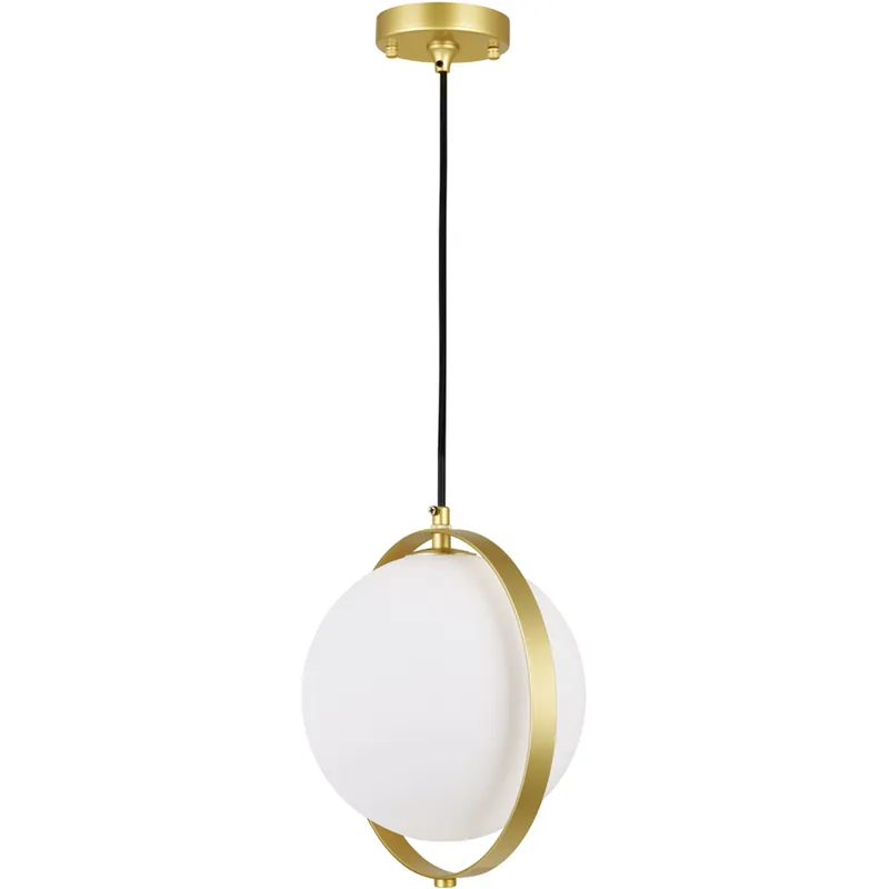 Da Vinci LED 8 inch Brass Mini Pendant Ceiling Light Bargain