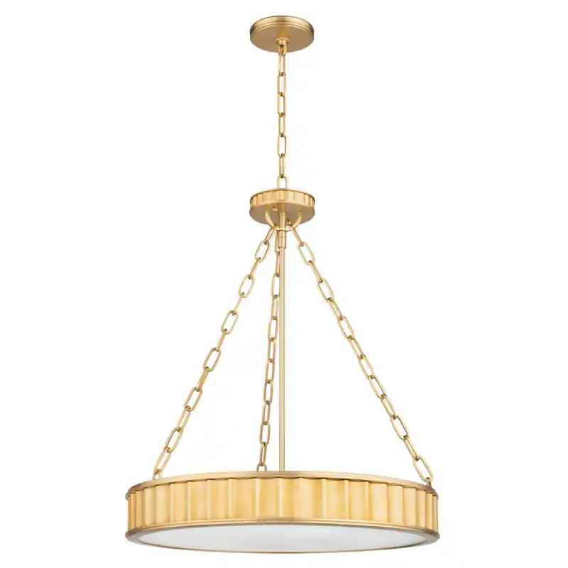 Popular Middlebury 5 Light 21.5 inch Aged Brass Pendant Ceiling Light
