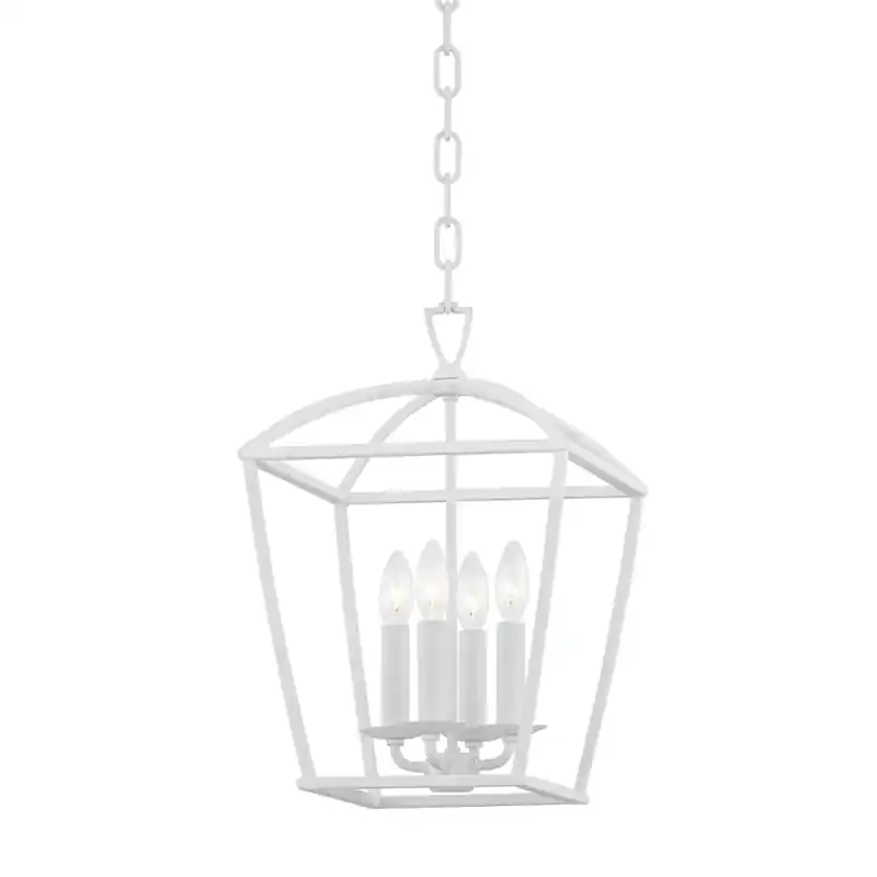 Markdown Bryant 4 Light 12 inch White Plaster Pendant Ceiling Light