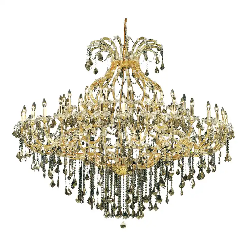 Markdown Maria Theresa 49 Light 72 inch Gold Foyer Ceiling Light in Clear, Royal Cut