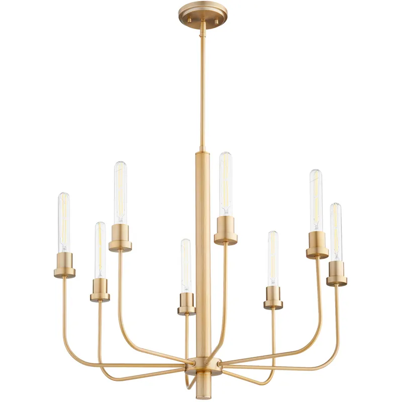 Sheridan 8 Light 29 inch Aged Brass Chandelier Ceiling Light Price Cut