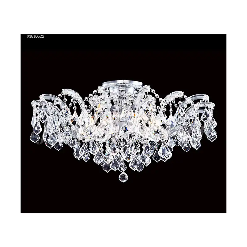 Maria Theresa Grand 8 Light 32 inch Silver Crystal Chandelier Ceiling Light, Grand Same Day Shipping