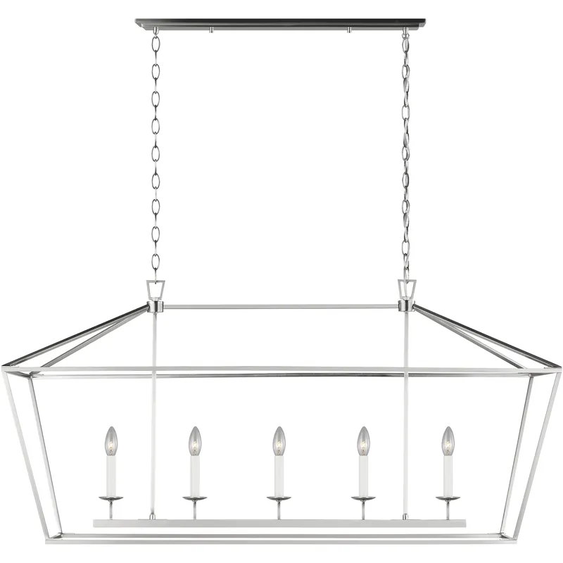 Must Have C&M by Chapman & Myers Dianna LED 16.88 inch Brushed Nickel Chandelier Ceiling Light