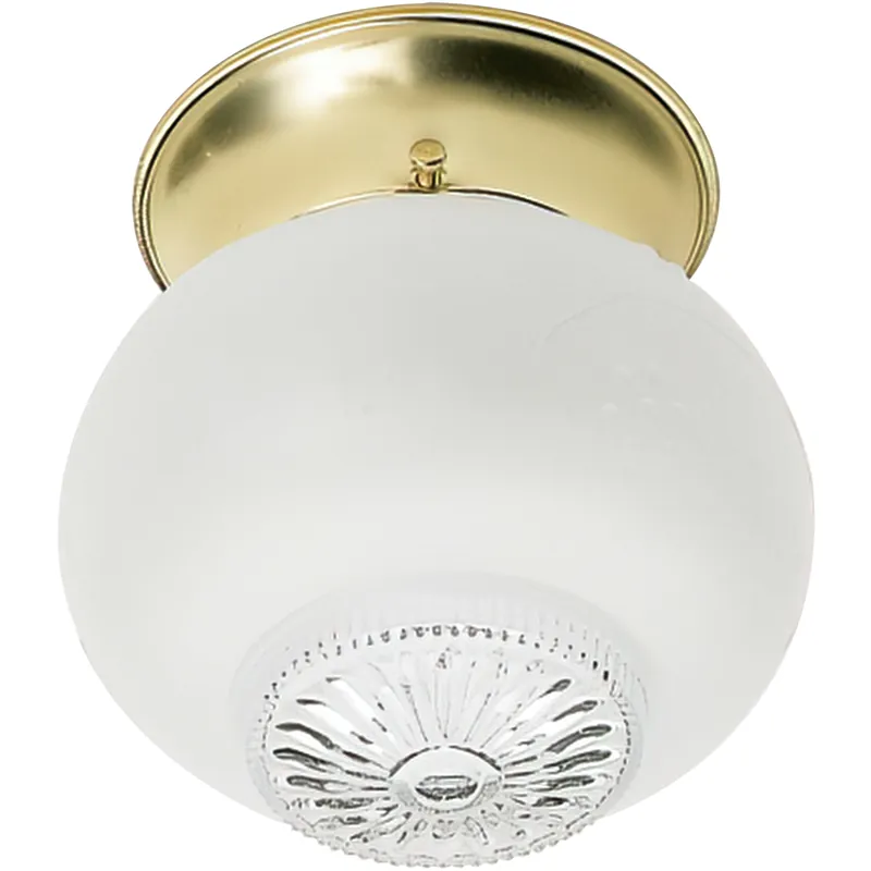 Limited Offer Brentwood 1 Light 5 inch Polished Brass Flush Mount Ceiling Light