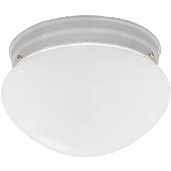 Hot Deal Basic 2 Light 9 inch White Flushmount Ceiling Light