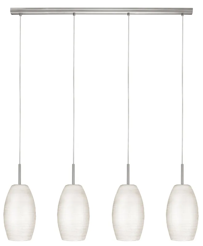 Free Shipping Batista 1 4 Light 39.75 inch Matte Nickel Trestle Hanging Light Ceiling Light