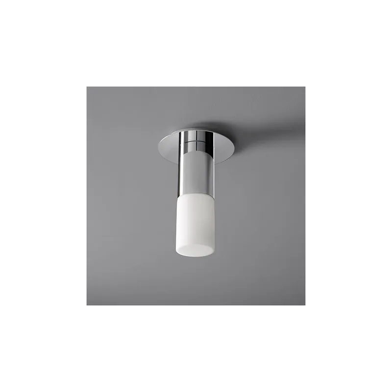 Pilar LED 6 inch Polished Chrome Flush Mount Ceiling Light Luxury