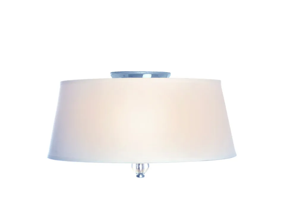 Price Cut Rondo 3 Light 15 inch Polished Nickel Flush Mount Ceiling Light