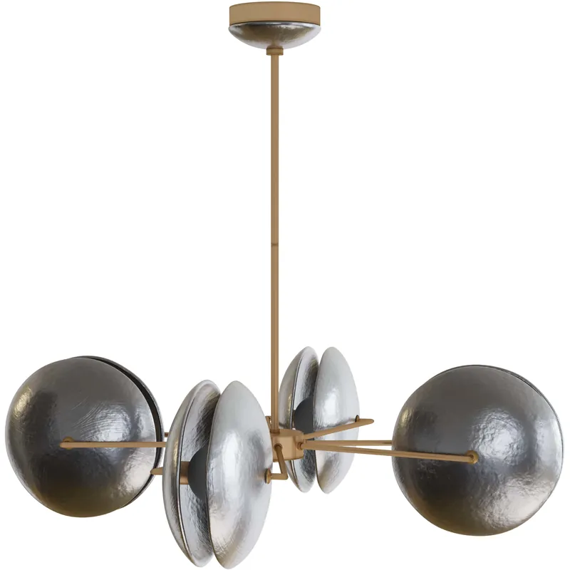 High Quality Whitney 4 Light 40 inch Smoke Luster Chandelier Ceiling Light