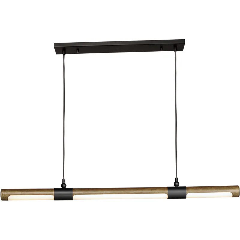 Rollo LED 3 inch Antique Pecan and Black Multi-Light Pendant Ceiling Light Trending
