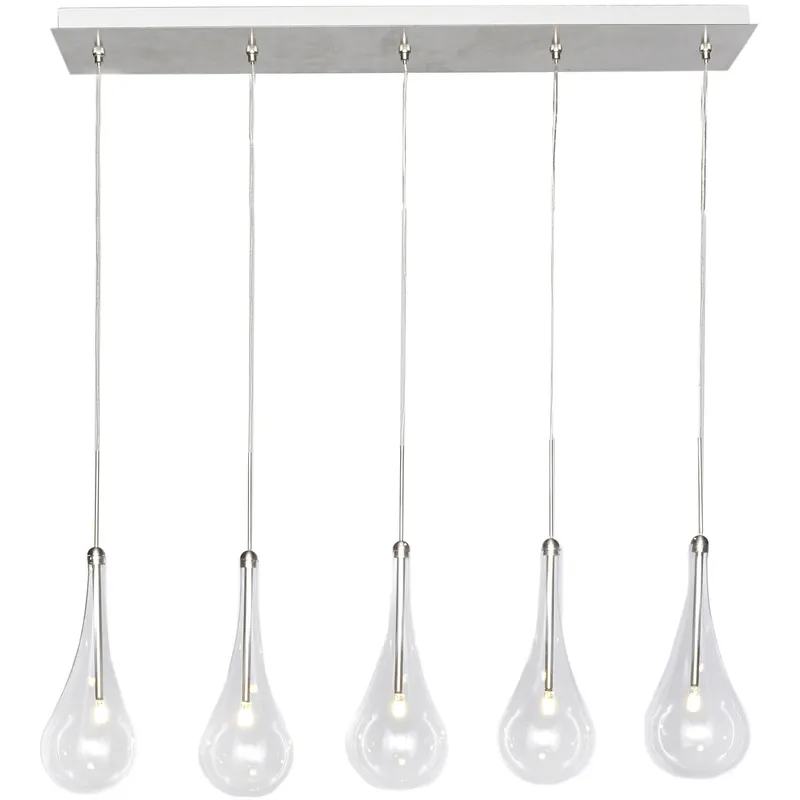 Wholesale Larmes LED LED 31.5 inch Polished Chrome Linear Pendant Ceiling Light