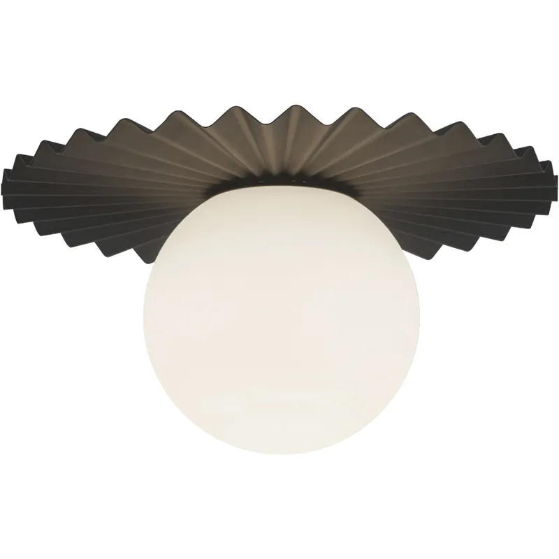 Alora Mood Plume 1 Light 11.88 inch Matte Black Flush Mount Ceiling Light Holiday Sale