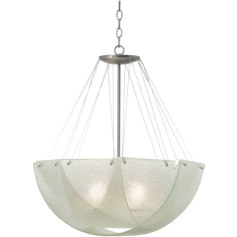Viral Cirrus 3 Light 24 inch Satin Nickel Pendant Ceiling Light