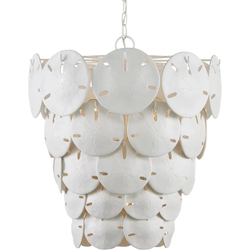 Latest Tulum 5 Light 20 inch Sugar White and White Chandelier Ceiling Light, Marjorie Skouras Collection
