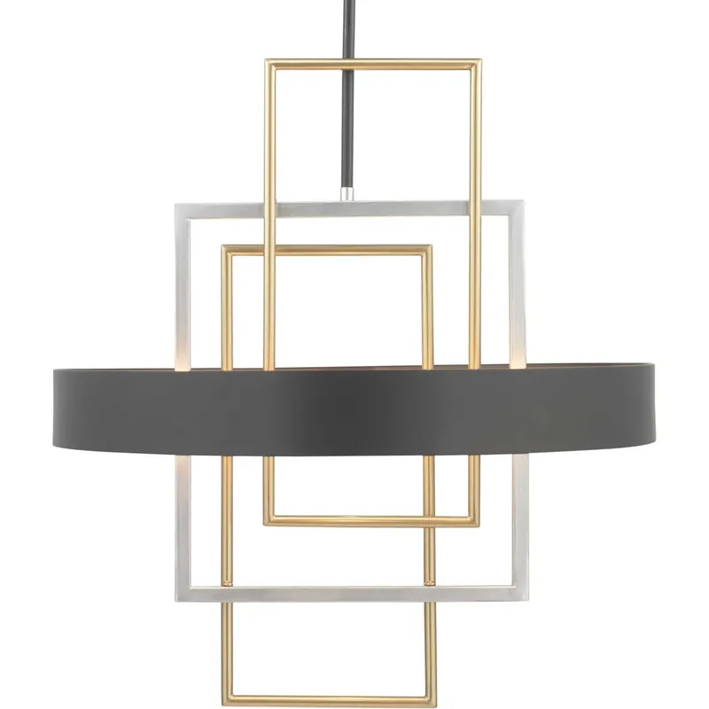 Adagio 6 Light Matte Black Pendant Ceiling Light, Design Series Viral