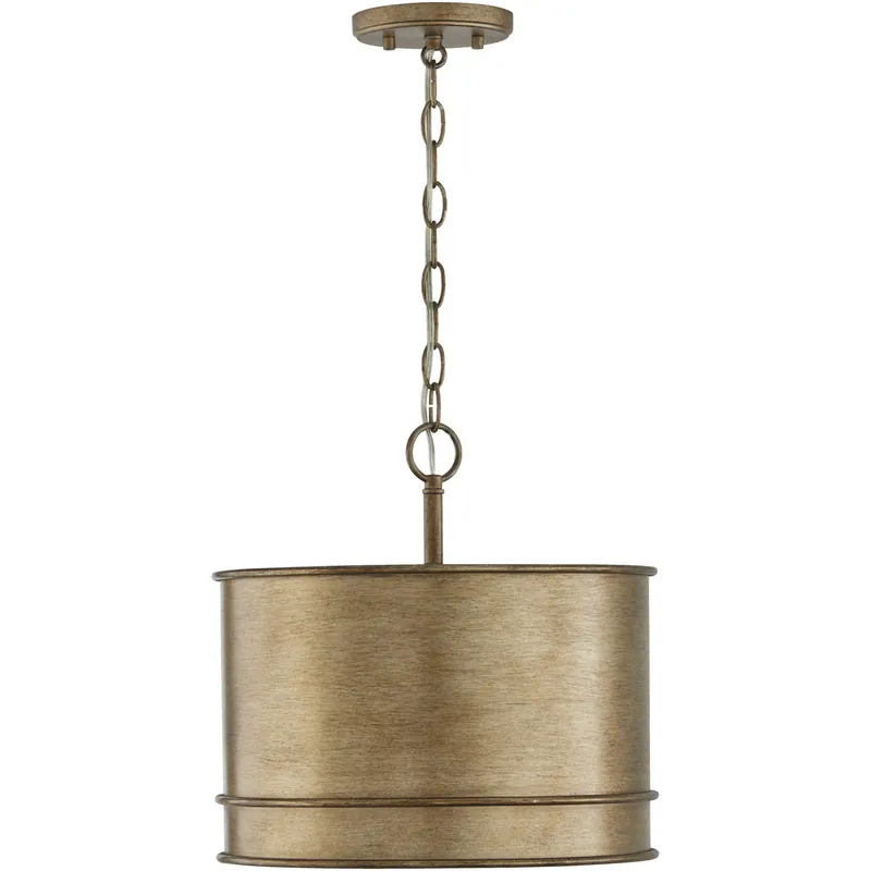 Factory Price Nole 1 Light 14 inch Mystic Luster Pendant Ceiling Light, Convertible Dual Mount