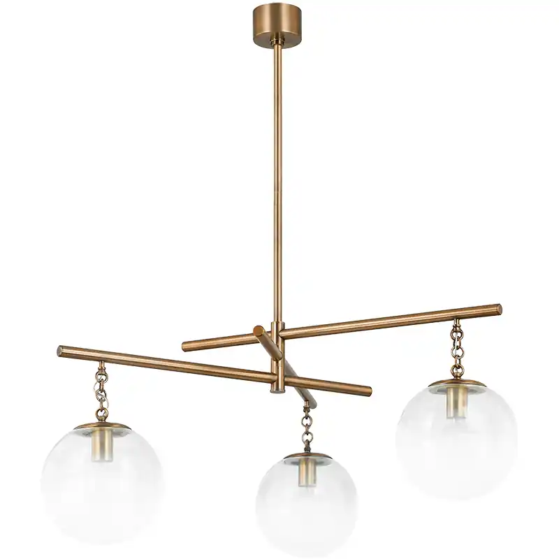 Order Now Wade 3 Light 44.25 inch Patina Brass Chandelier Ceiling Light