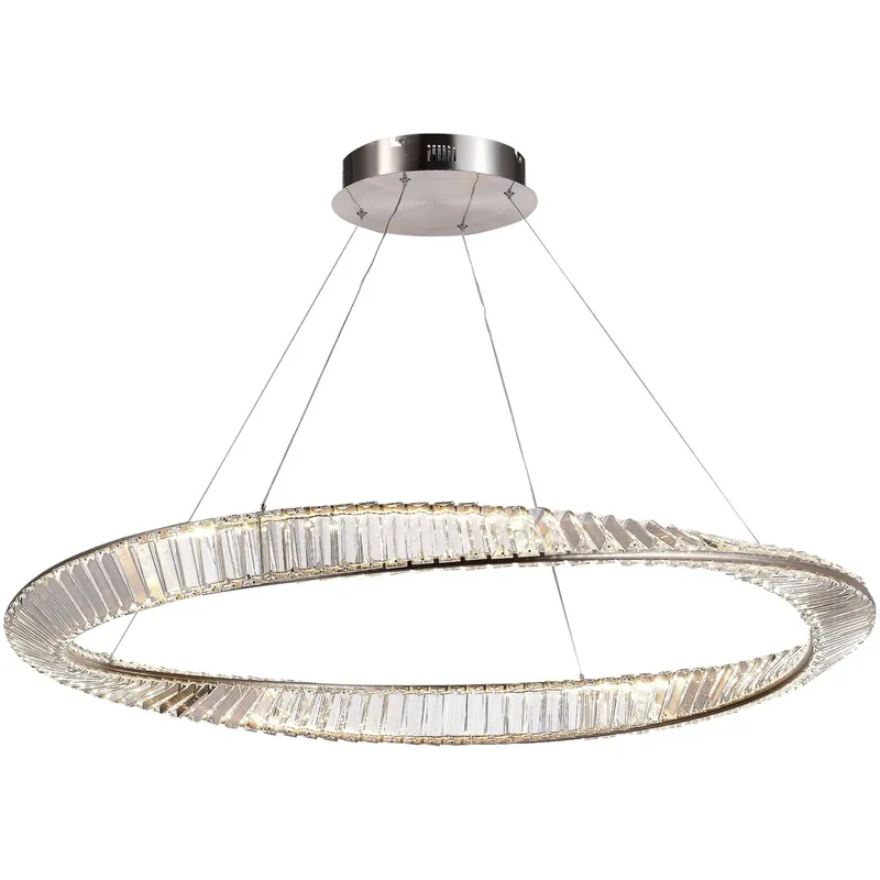 Stella 39.5 inch Satin Nickel Pendant Ceiling Light Trending