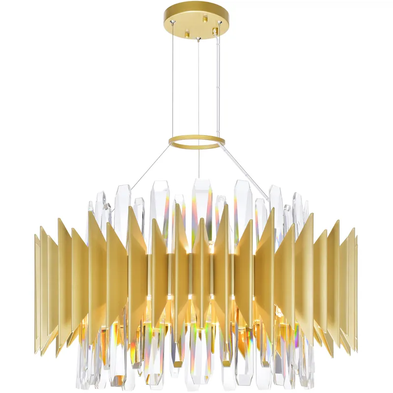 Cityscape 12 Light 20 inch Satin Gold Chandelier Ceiling Light Best Seller