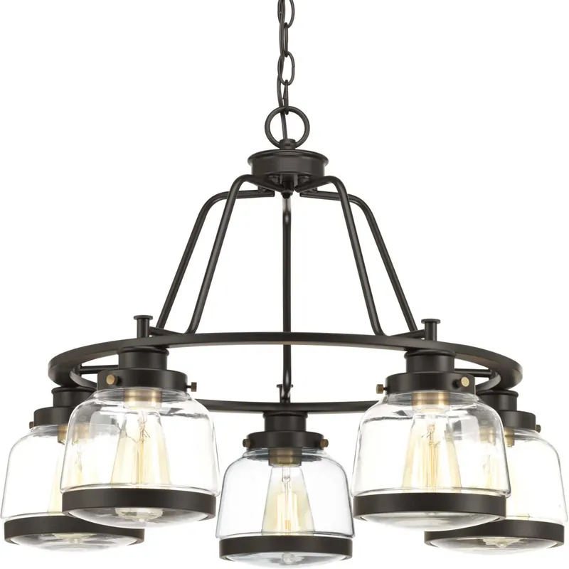 Judson 5 Light 26 inch Antique Bronze Chandelier Ceiling Light Low Price