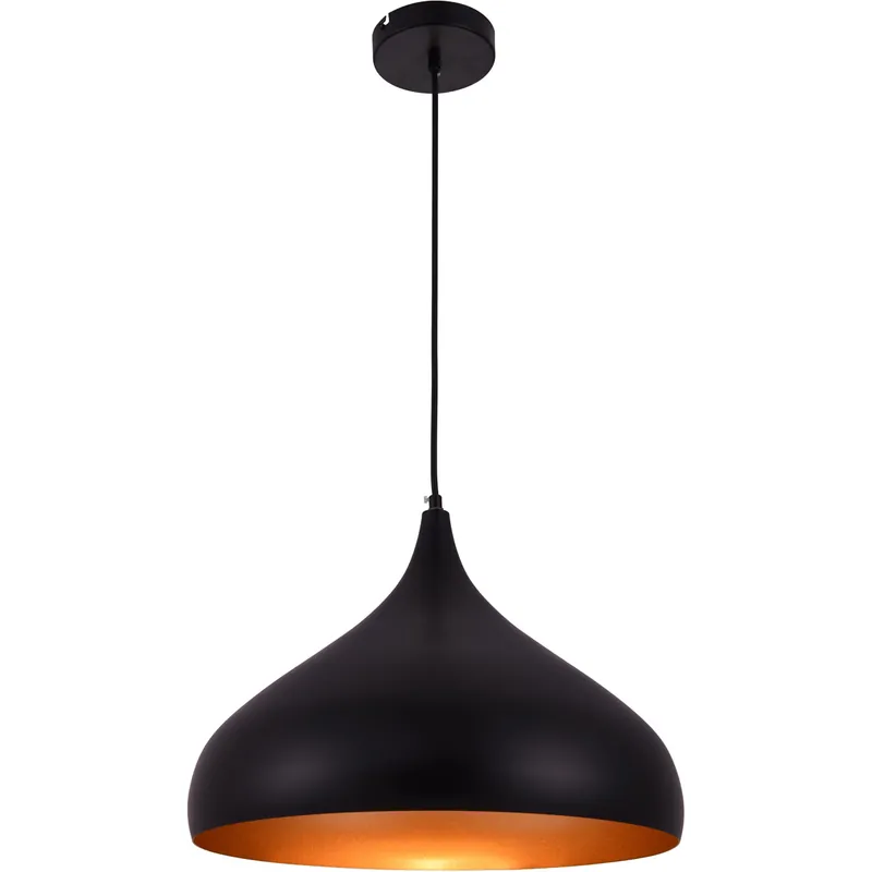 Circa 1 Light 17 inch Black Pendant Ceiling Light Same Day Shipping