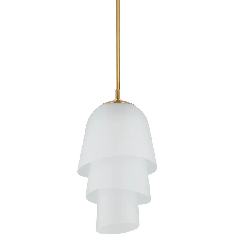Big Sale Hela 1 Light 13.75 inch Vintage Brass Pendant Ceiling Light