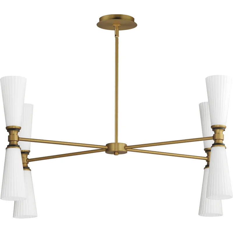 Price Drop Krevat 8 Light 18 inch Black and Natural Aged Brass Chandelier Ceiling Light