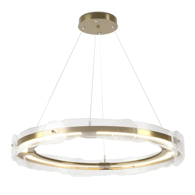 Seasonal Sale Solstice LED 35.8 inch Modern Brass Pendant Ceiling Light
