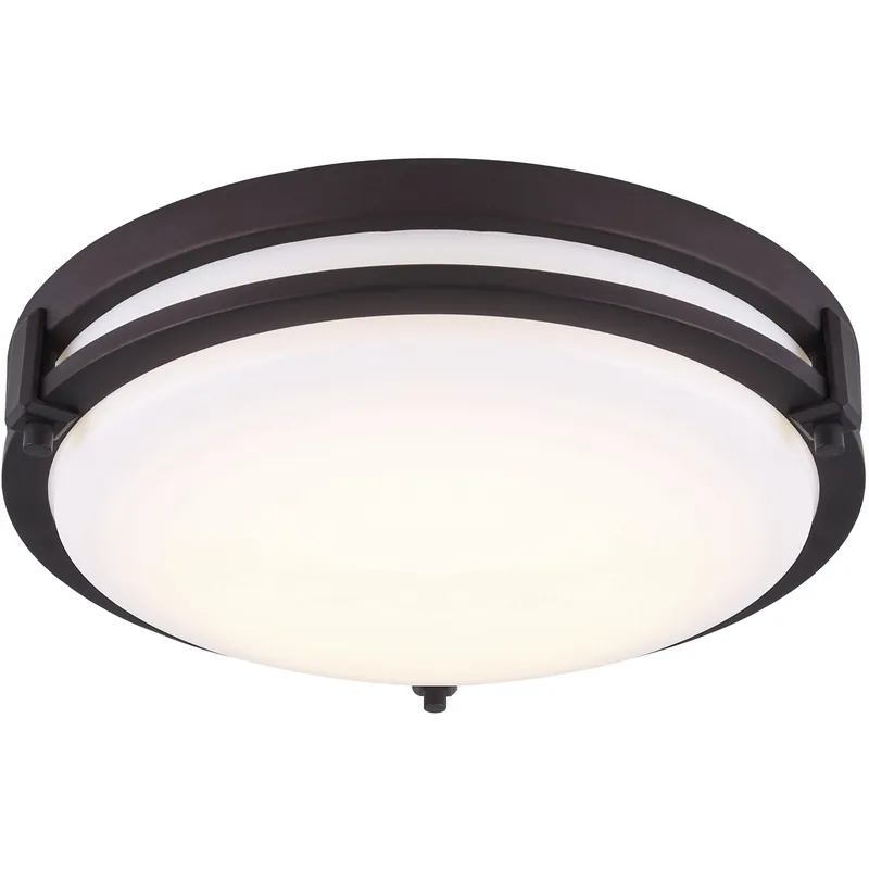 Original Madison LED 13 inch Oil Rubbed Bronze Flush Mount Ceiling Light